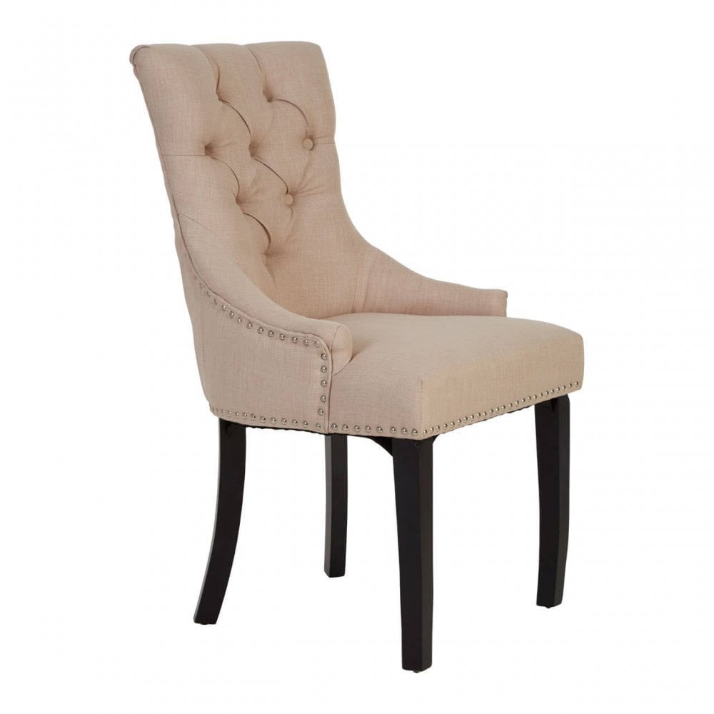 Kensington Townhouse Natural Linen Dining Chair