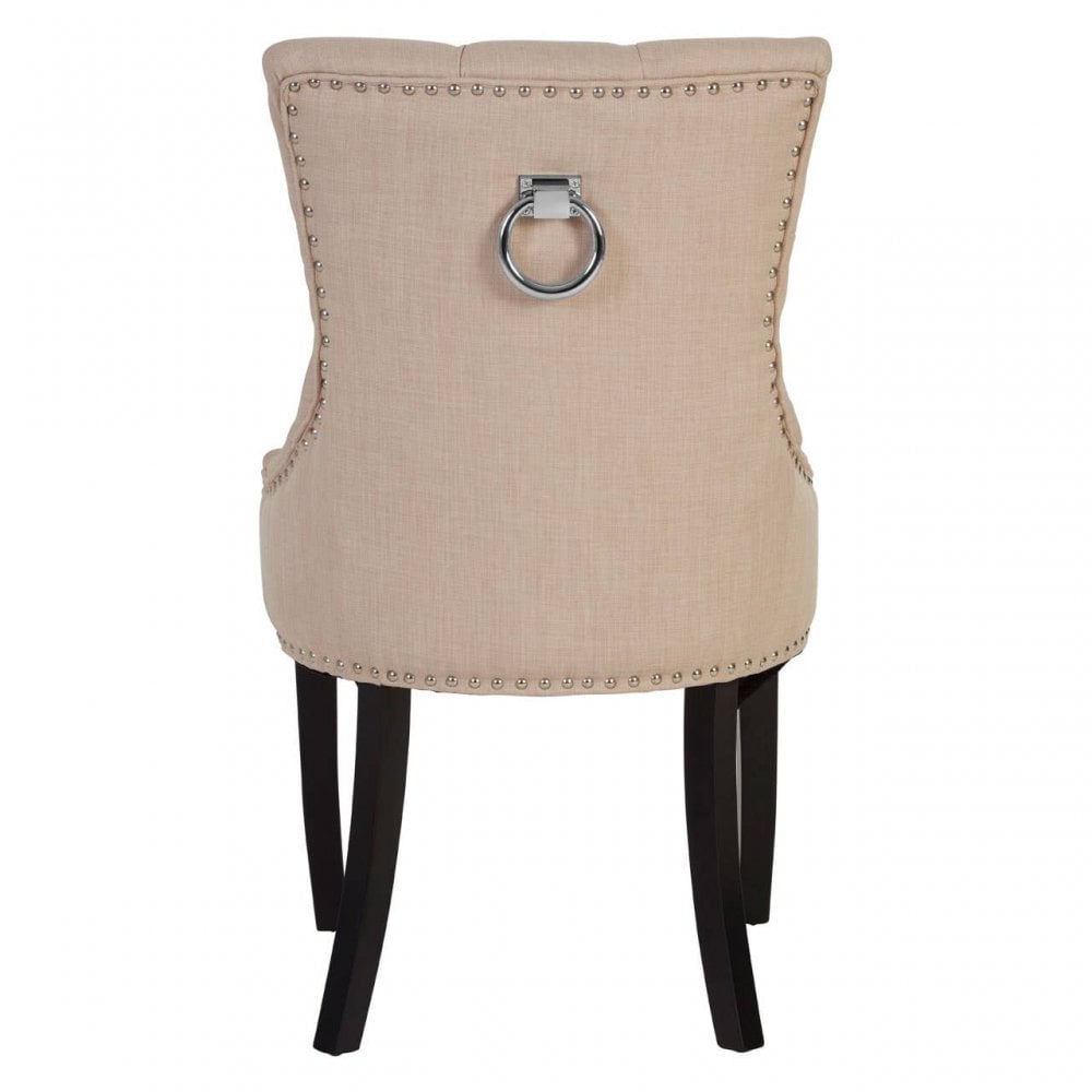Kensington Townhouse Natural Linen Dining Chair