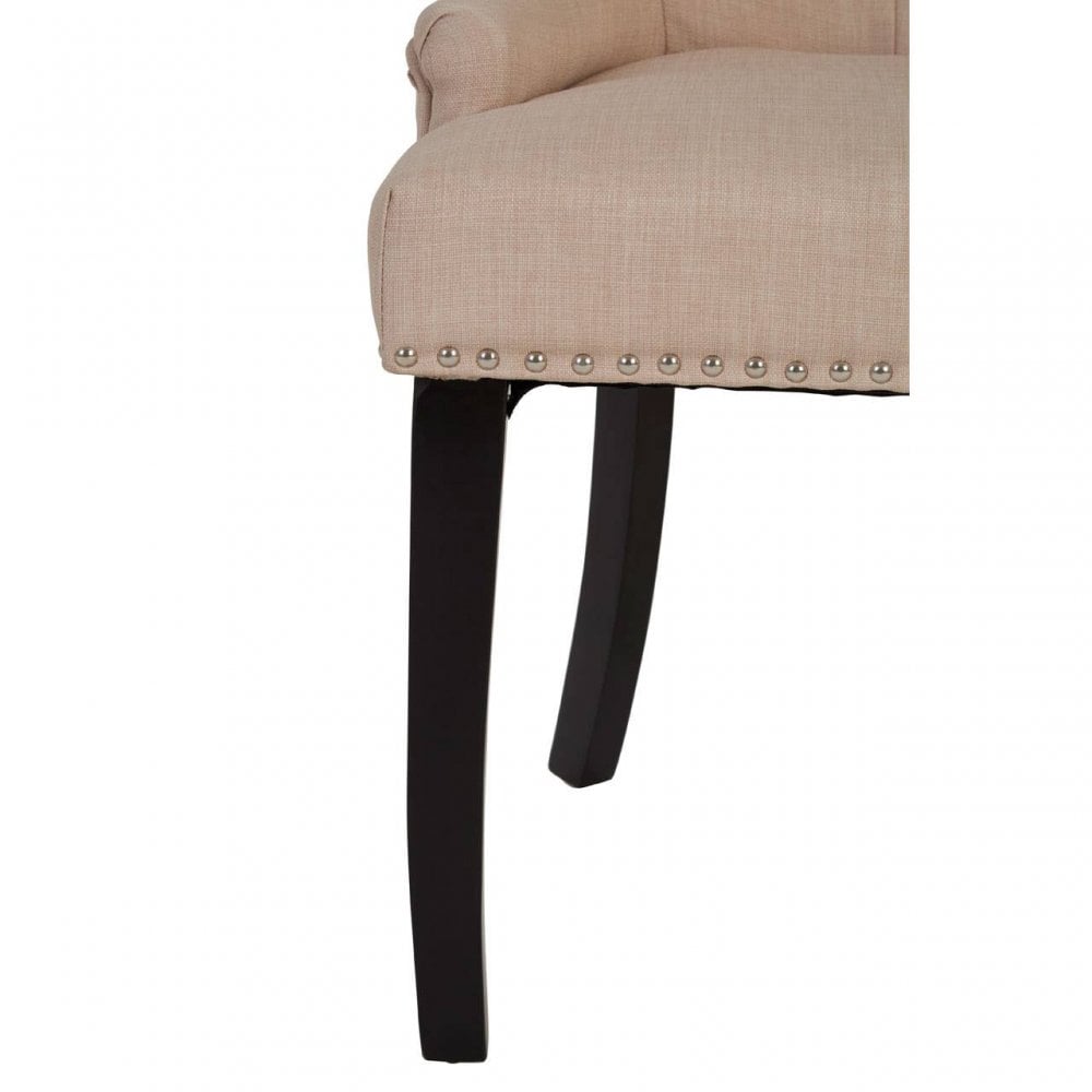 Kensington Townhouse Natural Linen Dining Chair