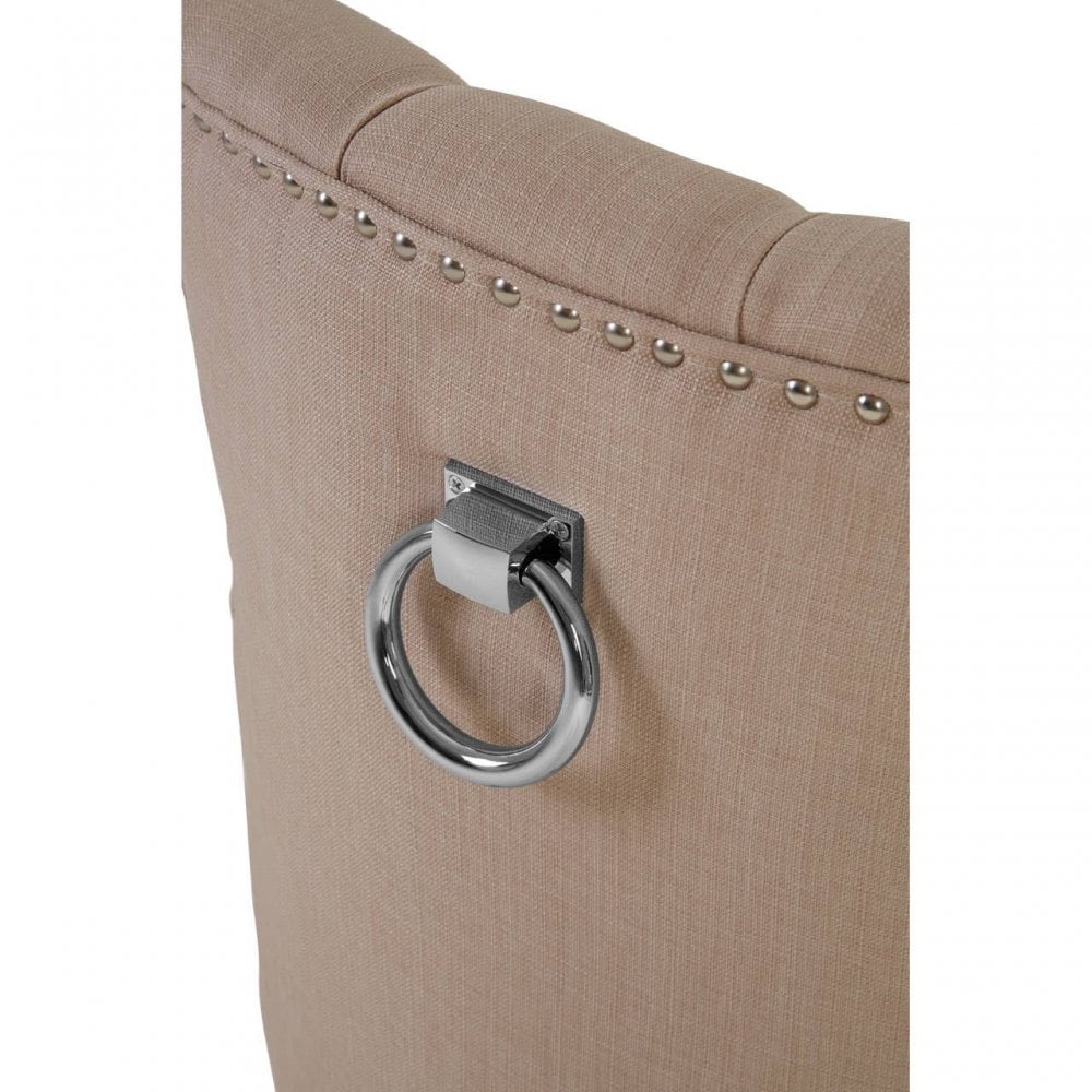 Kensington Townhouse Natural Linen Dining Chair