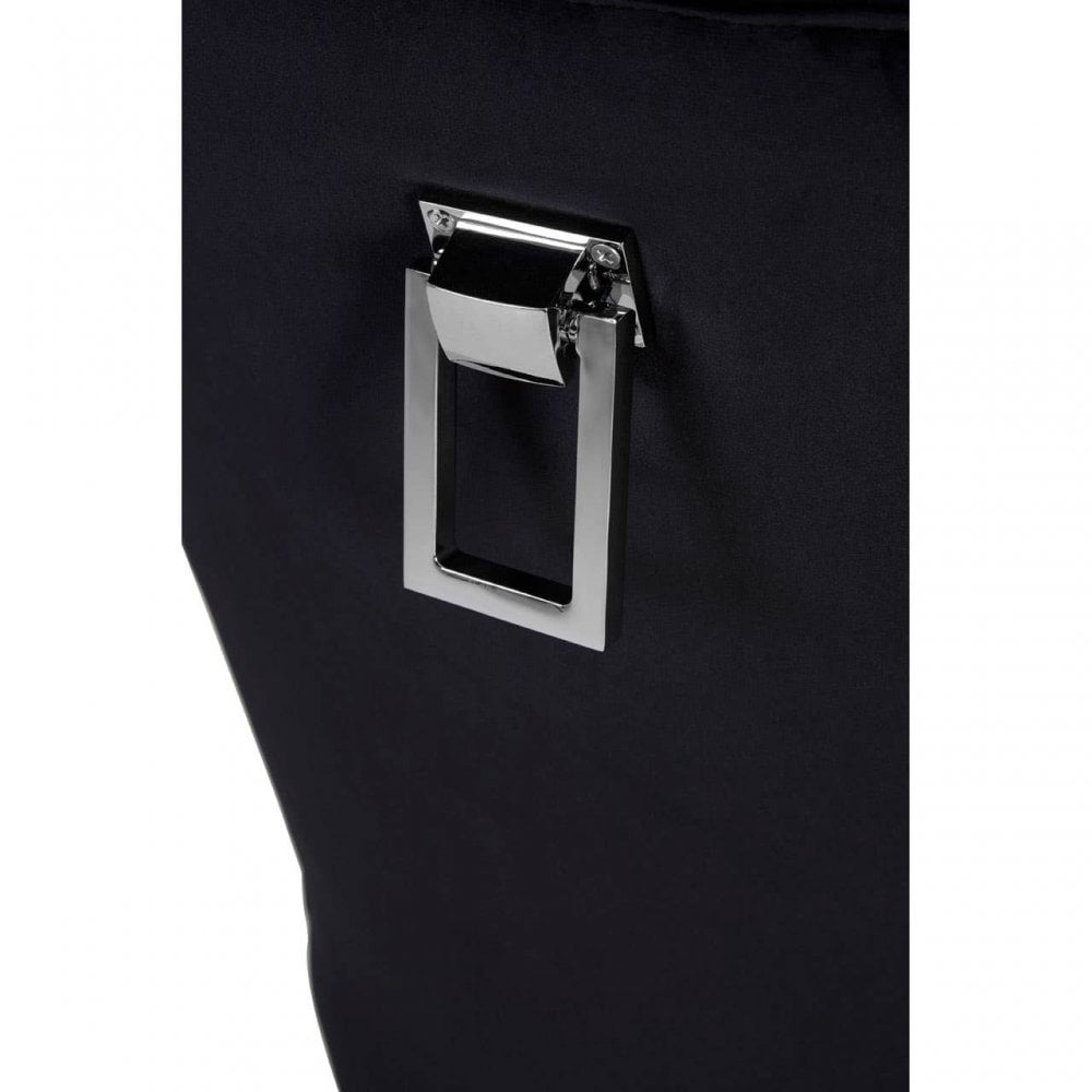 Kensington Townhouse Black Buttoned Dining Chair