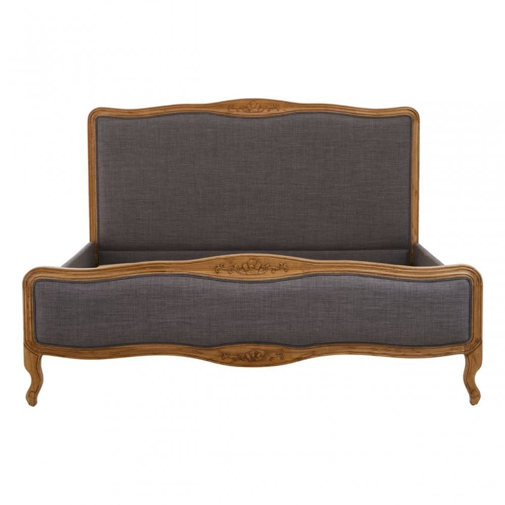 Parkside Grey Fabric Super Kingsize Bed