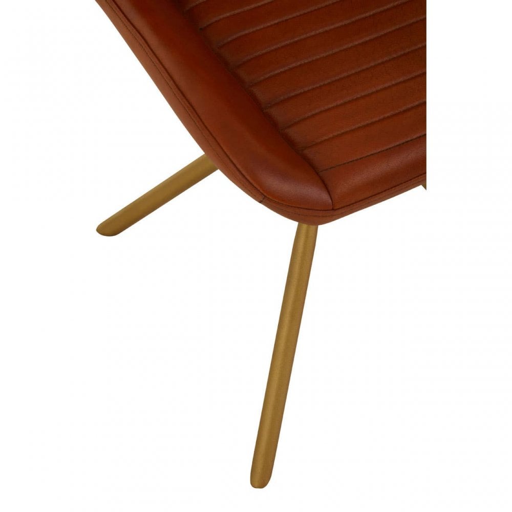 Buffalo Tan Leather Chair