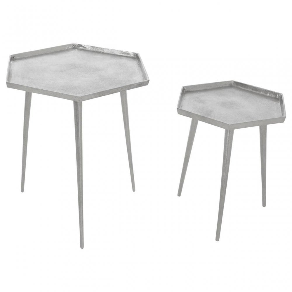 Halle Set Of 2 Hexagonal Side Tables
