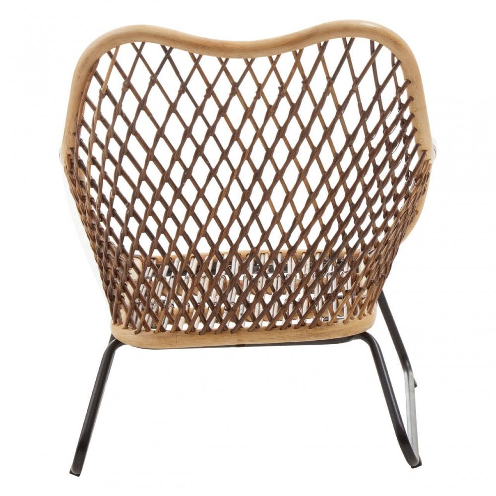 Manado Black Iron Frame Chair