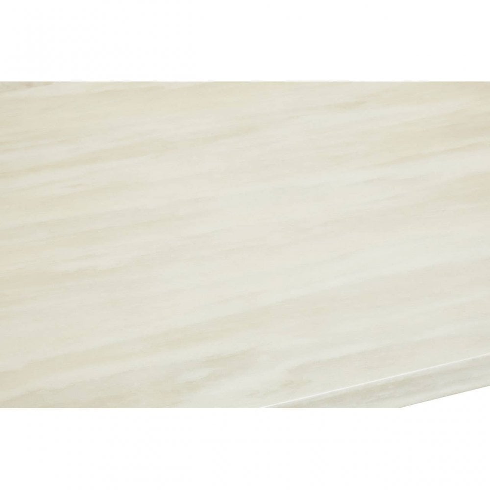 Moda Ivory White Marble Console Table