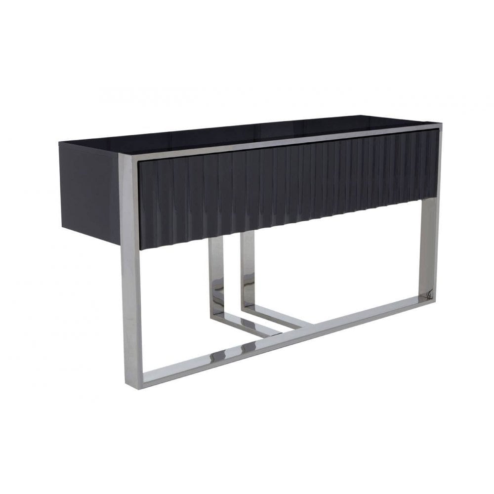 Genoa Grey Finish Console Table