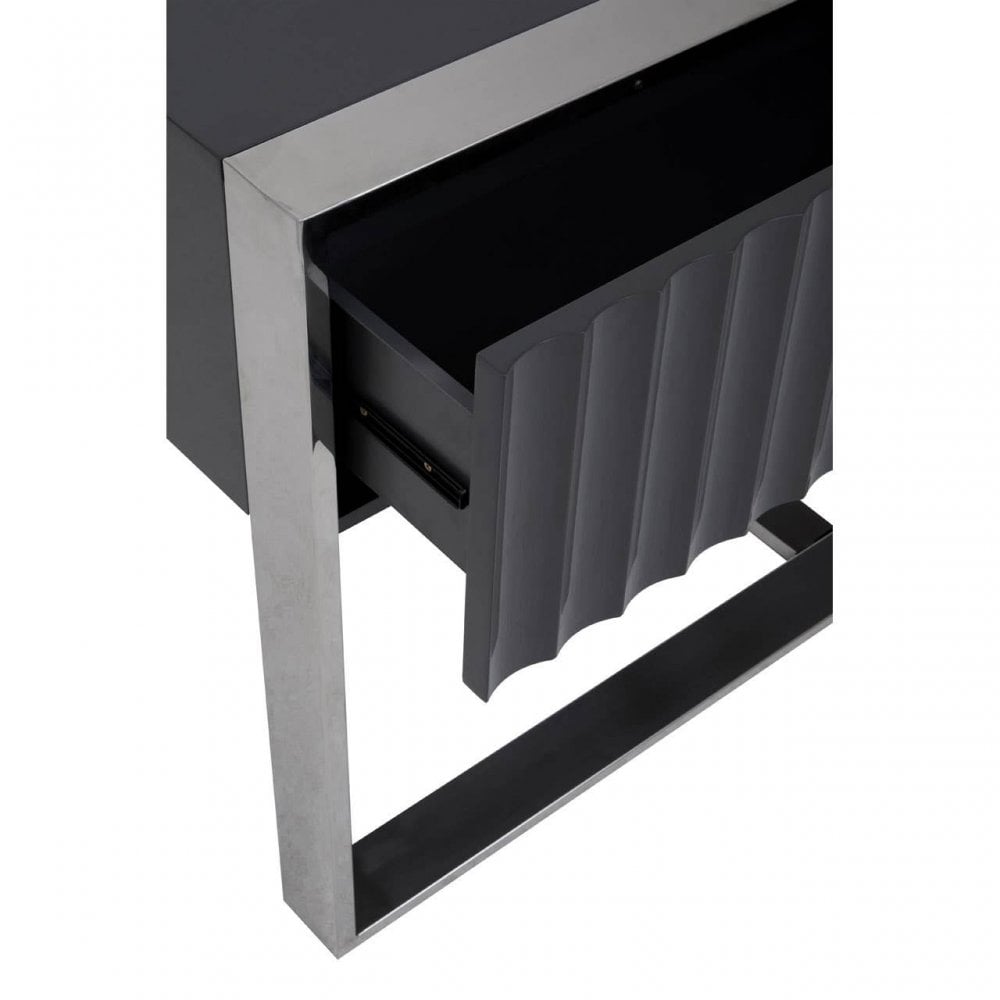 Genoa Grey Finish Console Table