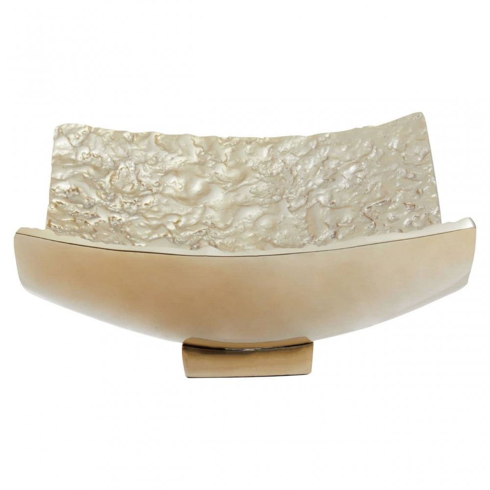 Akola Gold Rectangular Bowl