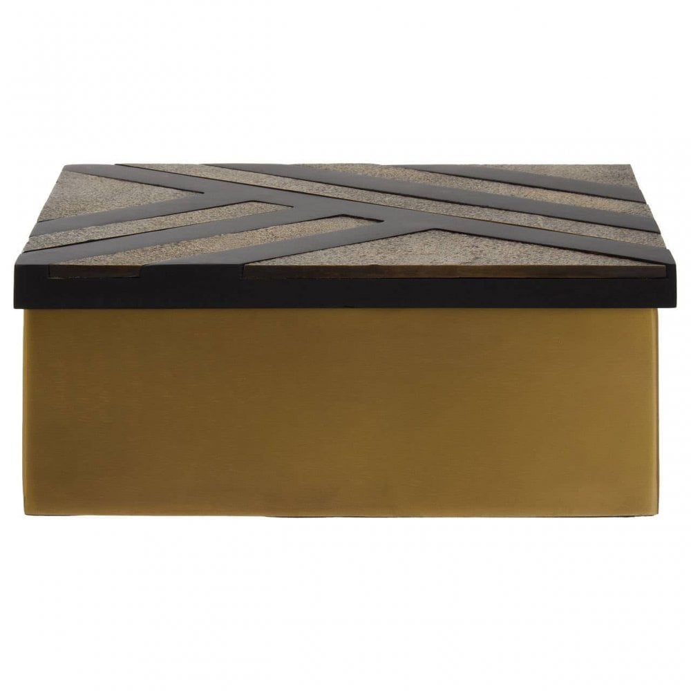 Aris Large Gold Trinket Box