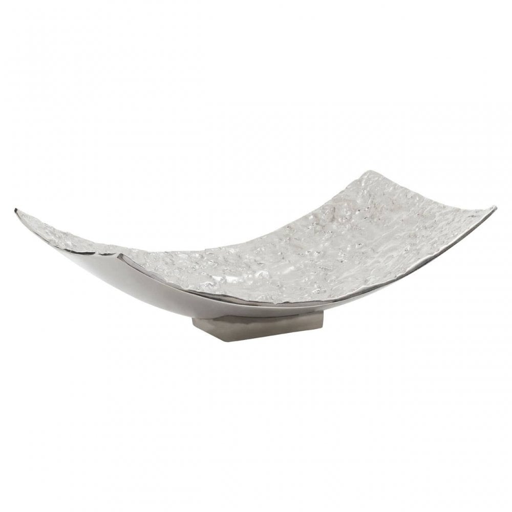Akola Silver Rectangular Bowl