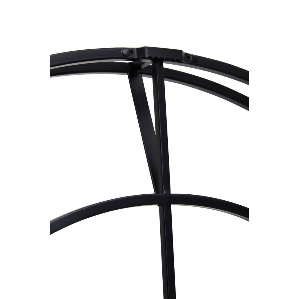 Kent Large Black Frame And Gold Detail Wall Clock