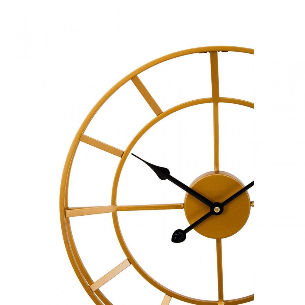 Kent Gold Frame And Black Detail Wall Clock
