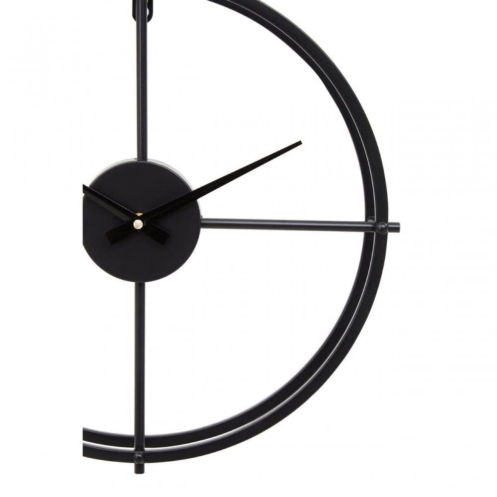 Kent Black Wall Clock