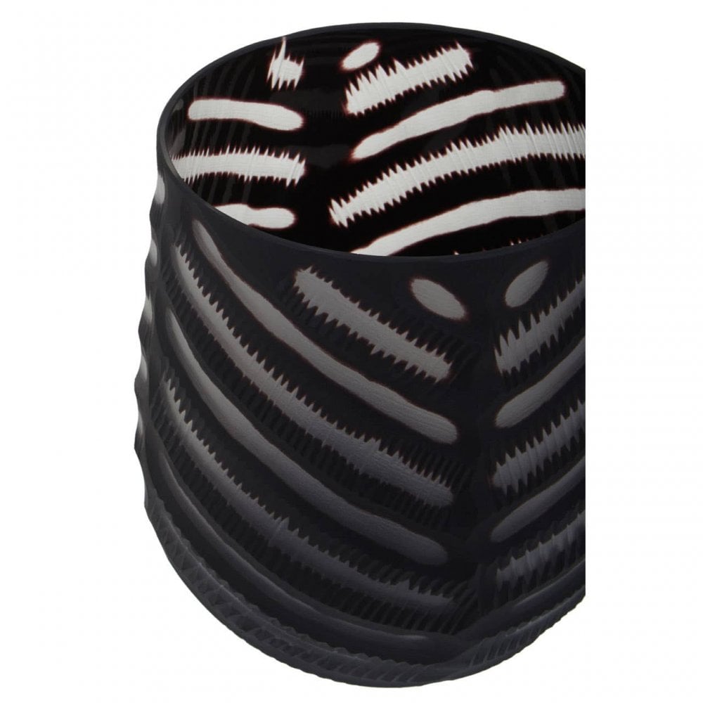Hessa Small Chevron Cut Vase