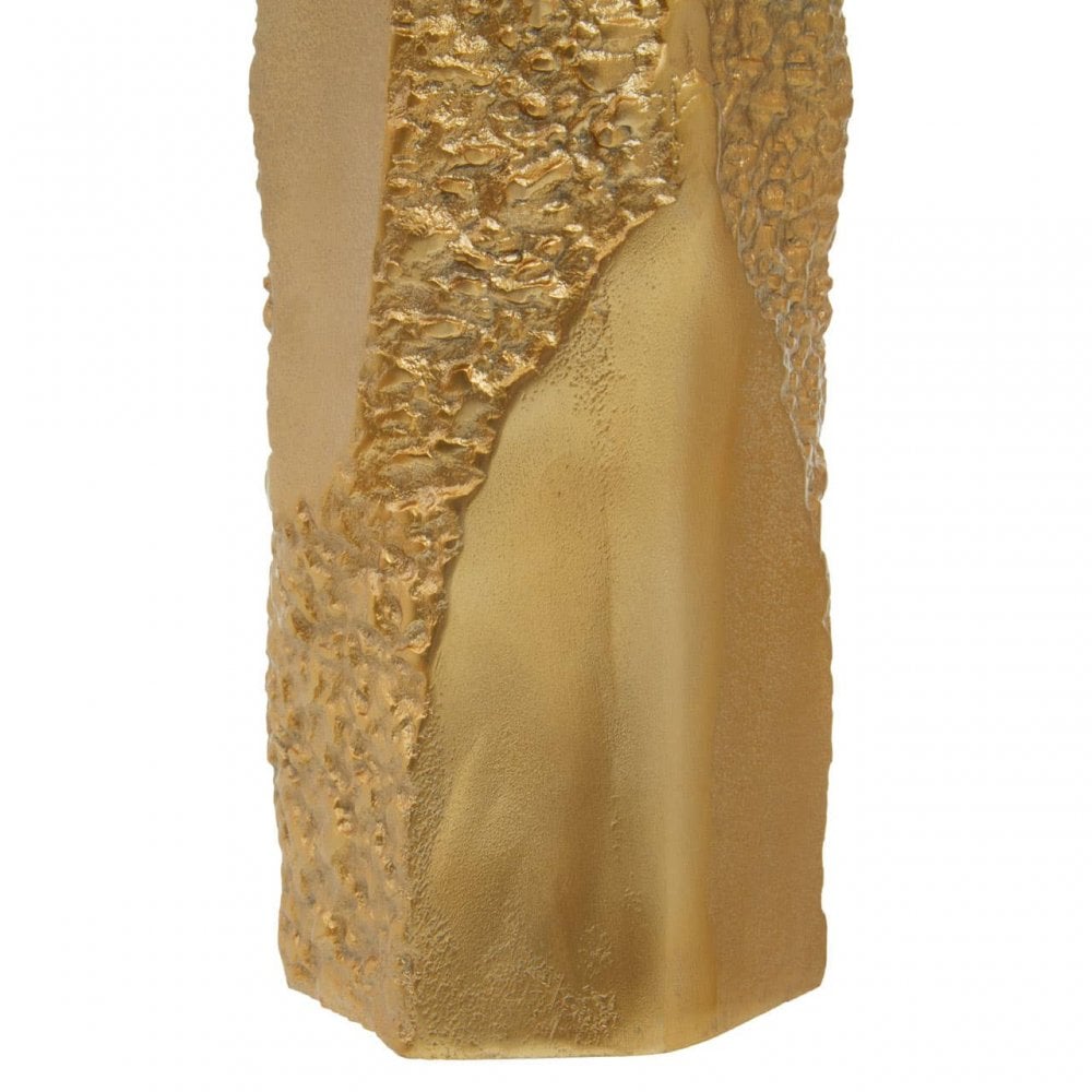Dante Small Gold Textured Vase