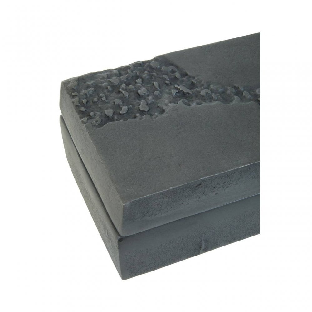 Dante Textured Grey Trinket Box
