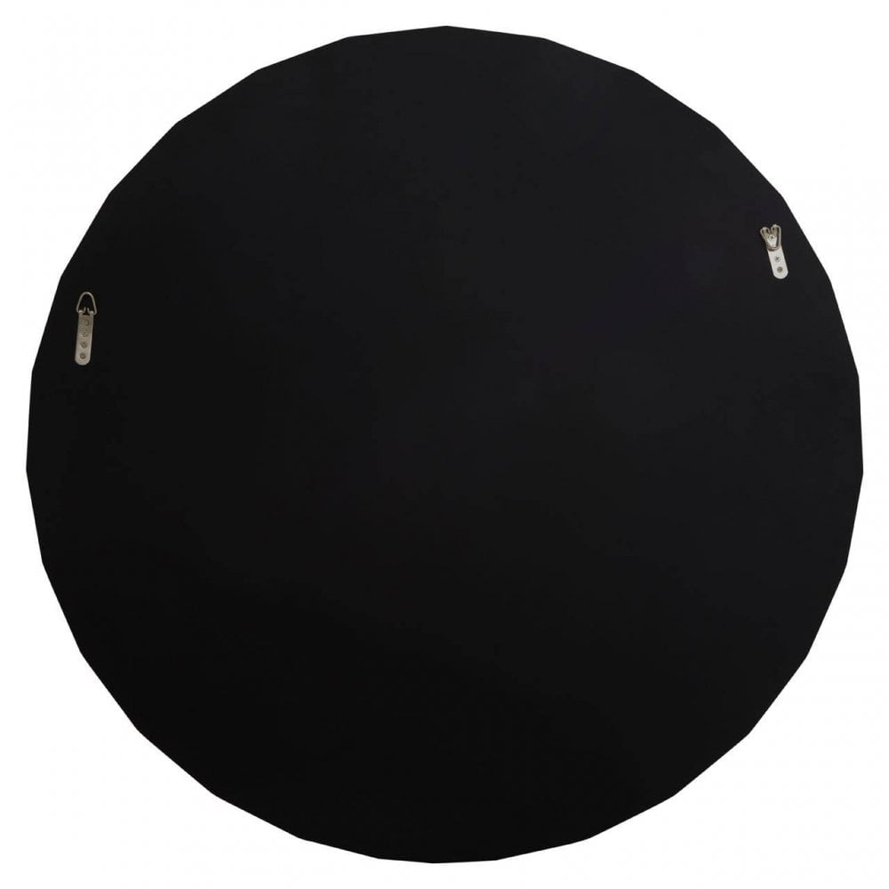 Jade Round Silver Wall Mirror