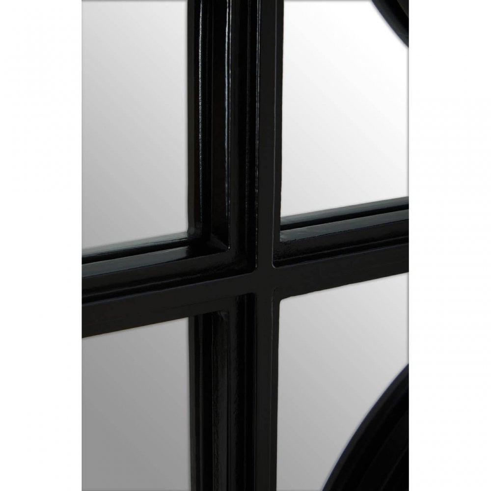 Telese Black Finish Wall Mirror