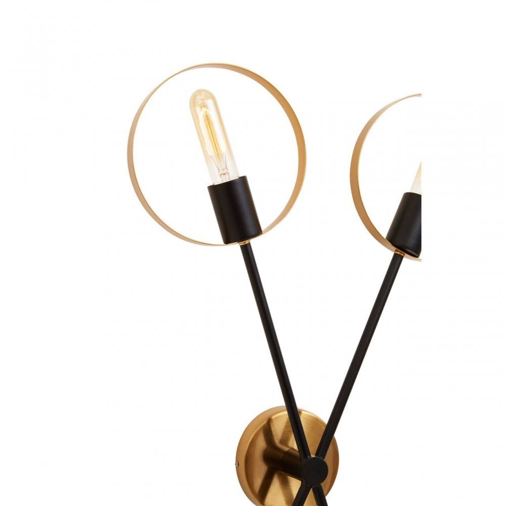 Trieste Two Bulb Ring Wall Light