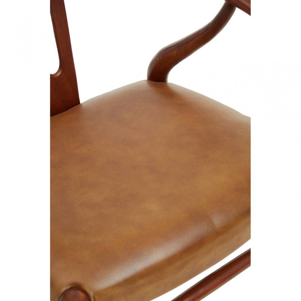 Kendari Cow Camel Leather Chair