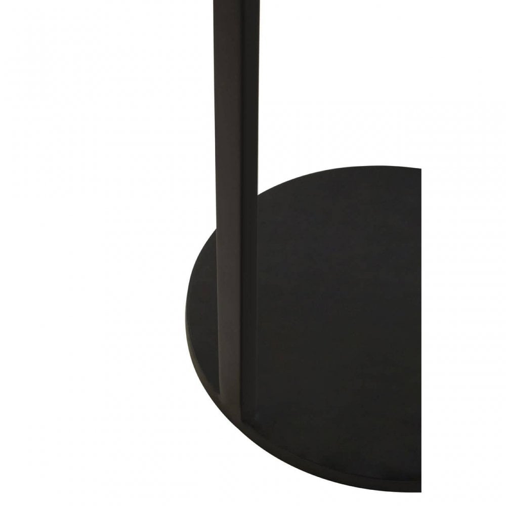 Corra Side Table With Wooden Marble Top