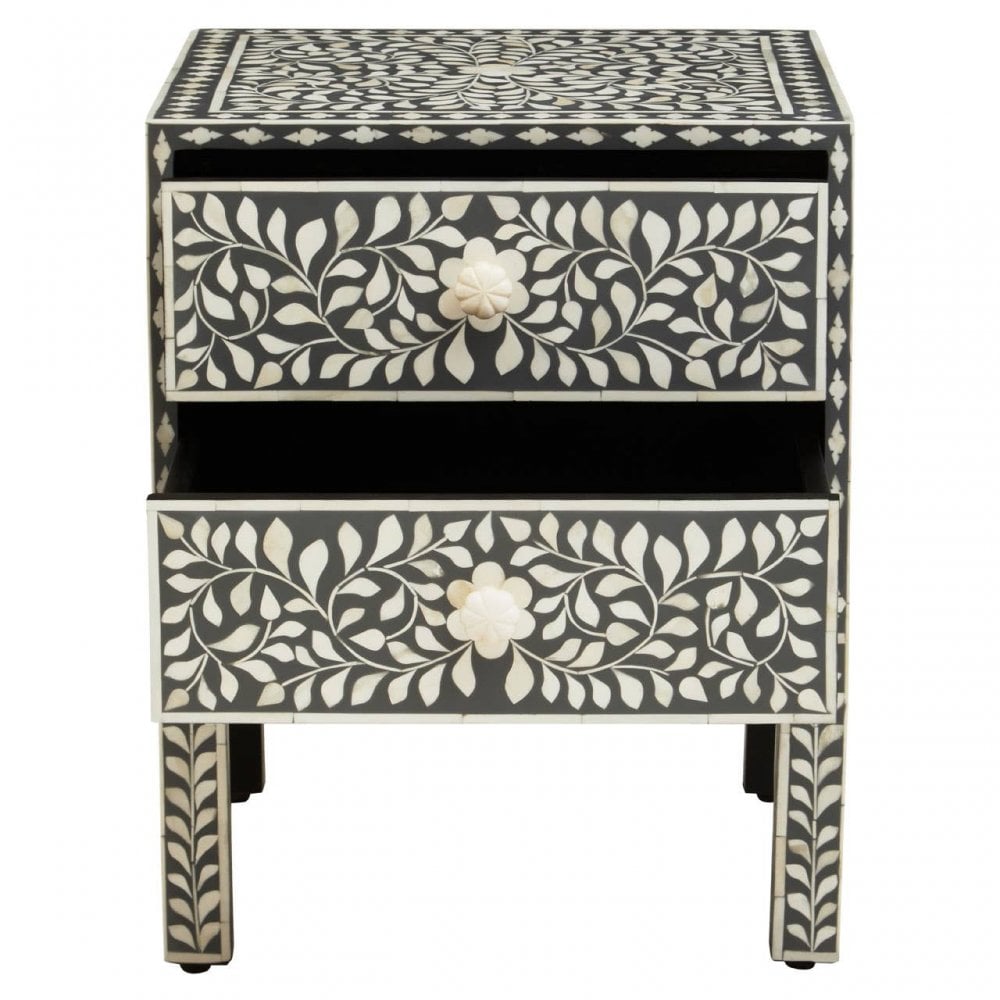 Fusion Two Drawer Side Table