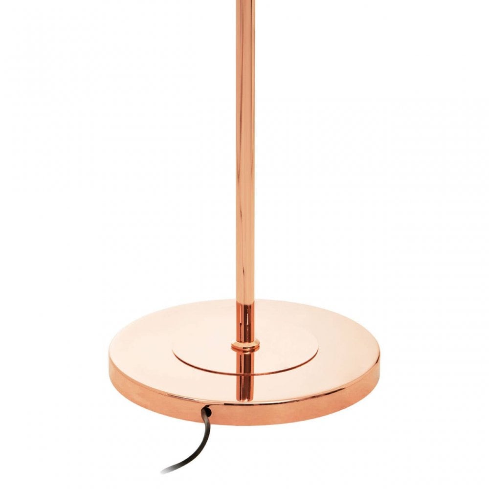 Karter Copper Finish Table Lamp With Three Lights