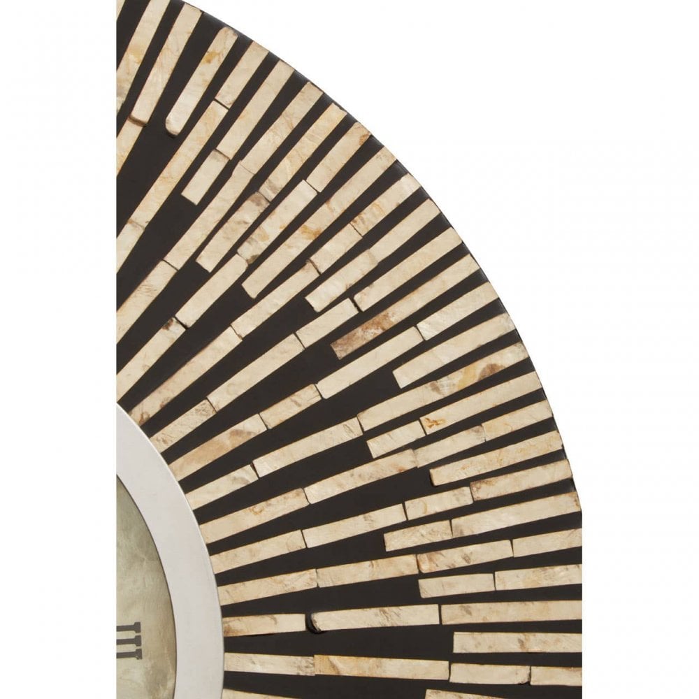 Palu Black And Gold Wall Clock