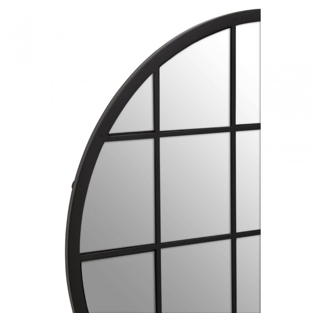 Descartes Round Metal Wall Mirror