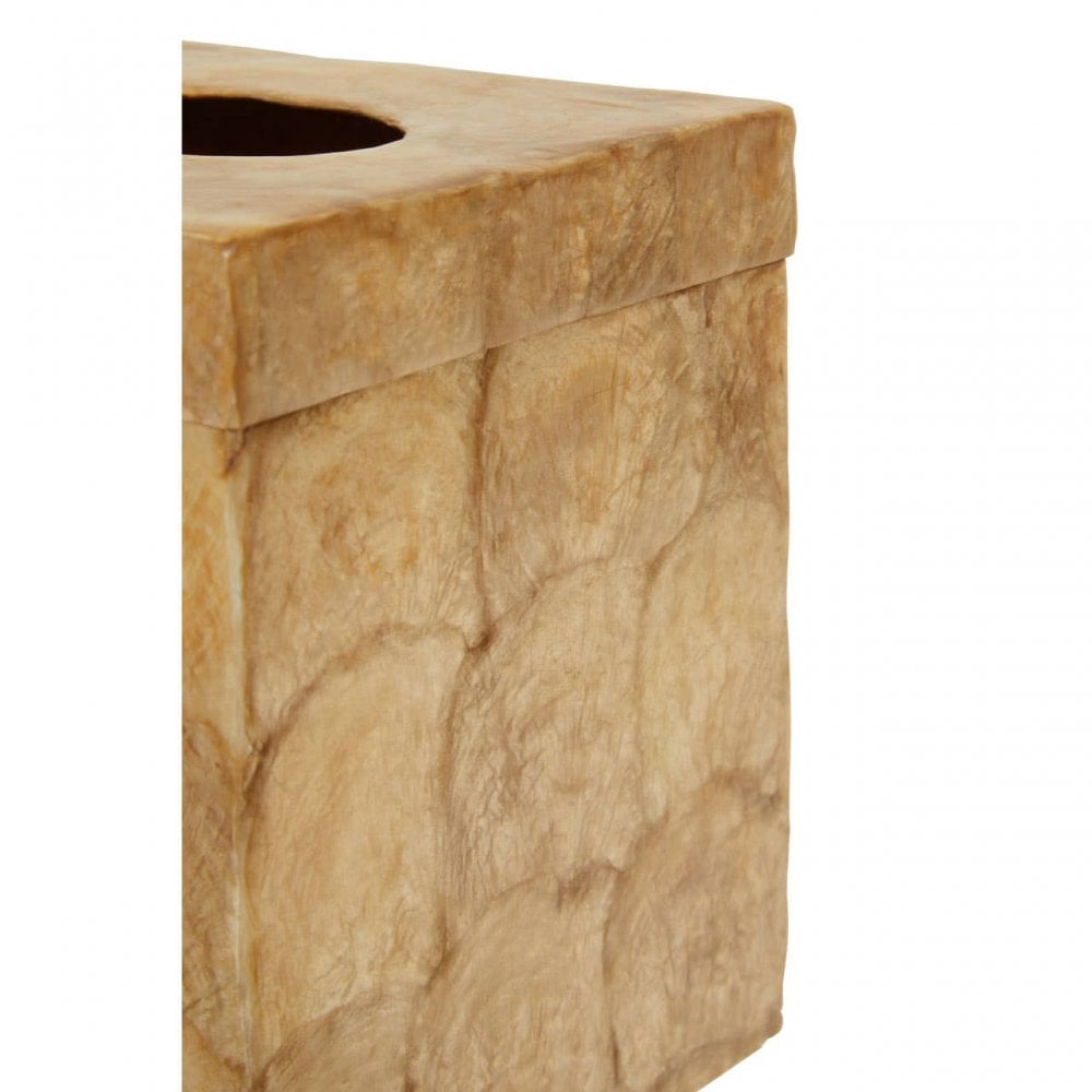 Palu Gold Square Tissue Box