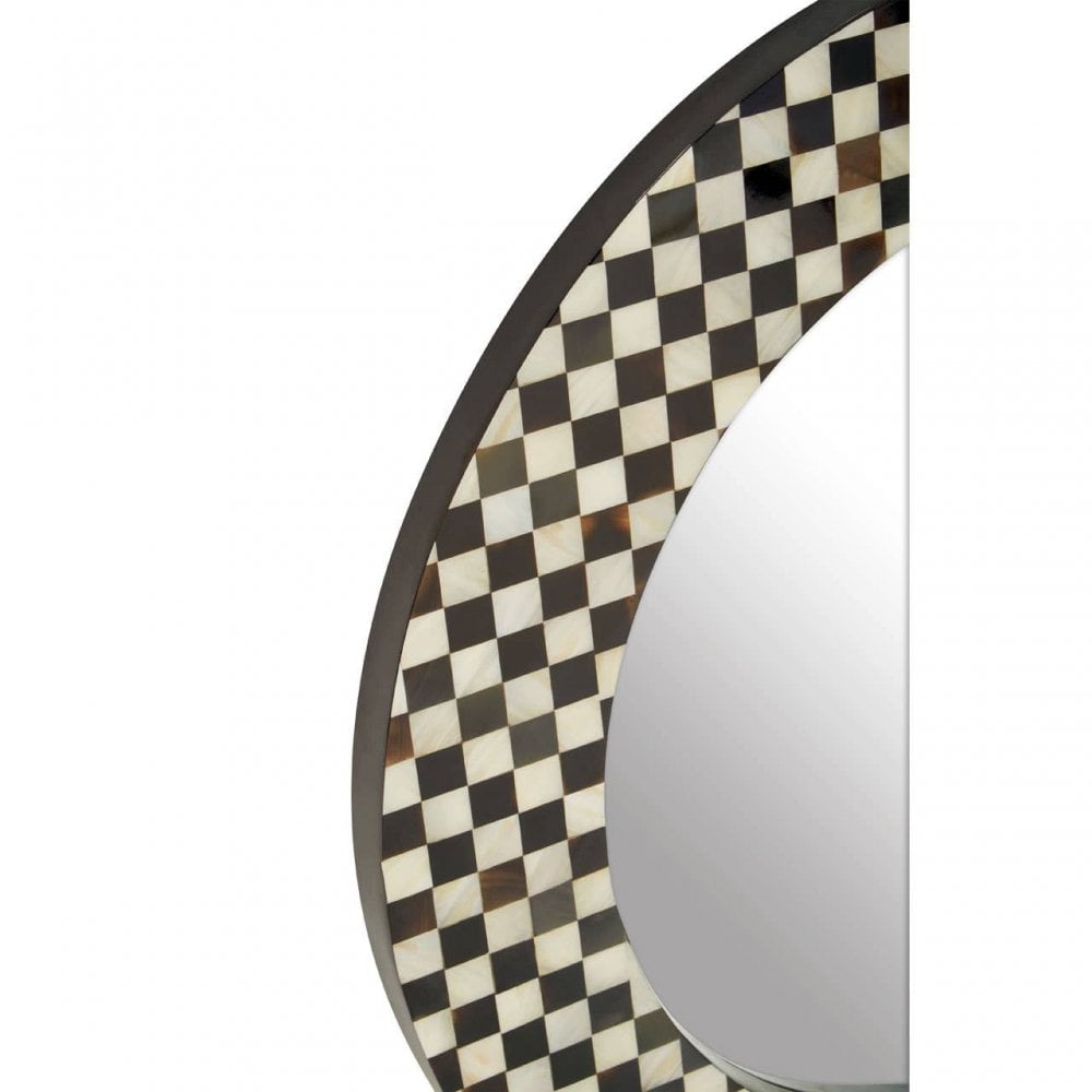 Obra Round Assorted Shell Wall Mirror