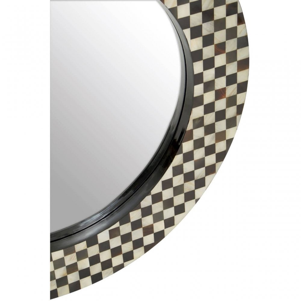 Obra Round Assorted Shell Wall Mirror