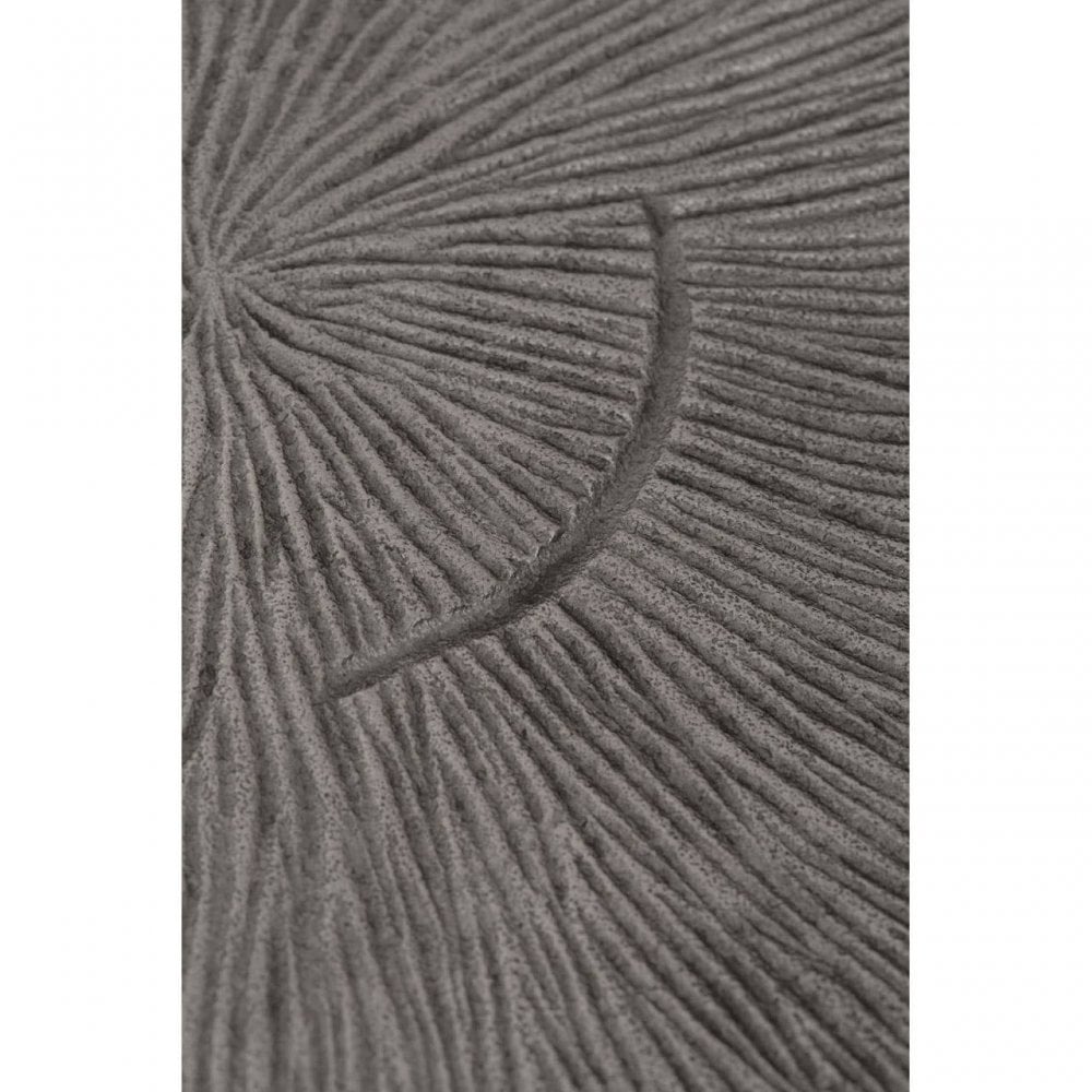 Silva Small Oak Effect Silver Bowl