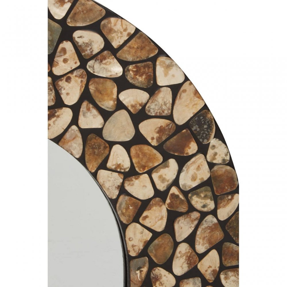 Palu Black And Amber Wall Mirror