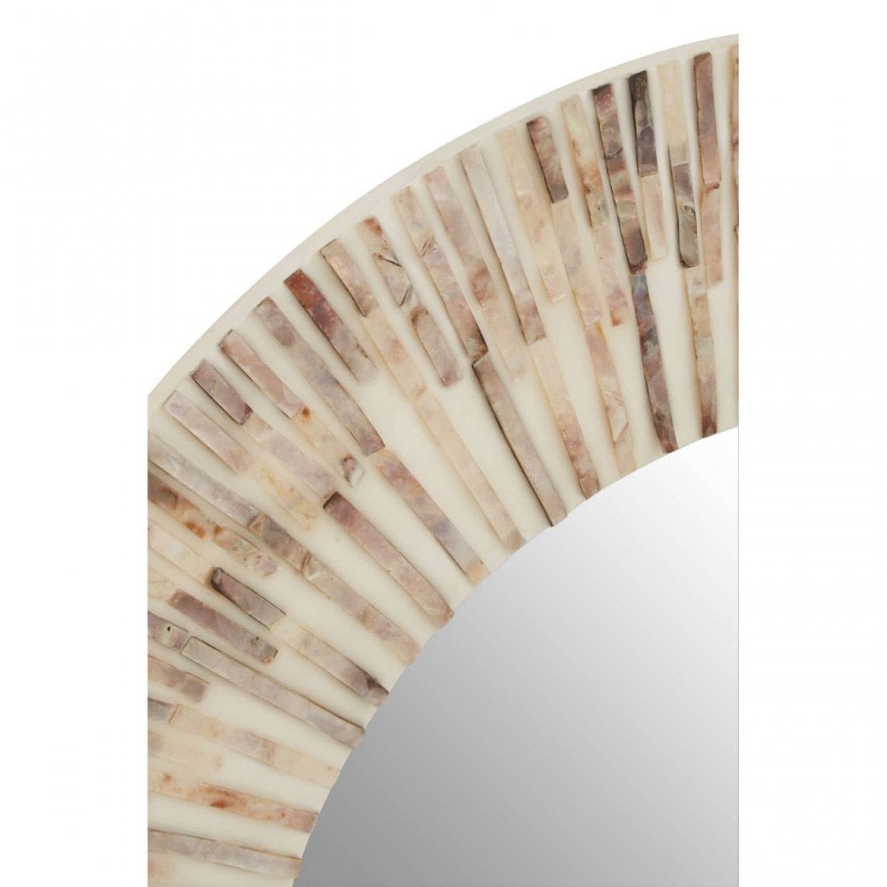 Palu Natural Shell Arise Wall Mirror