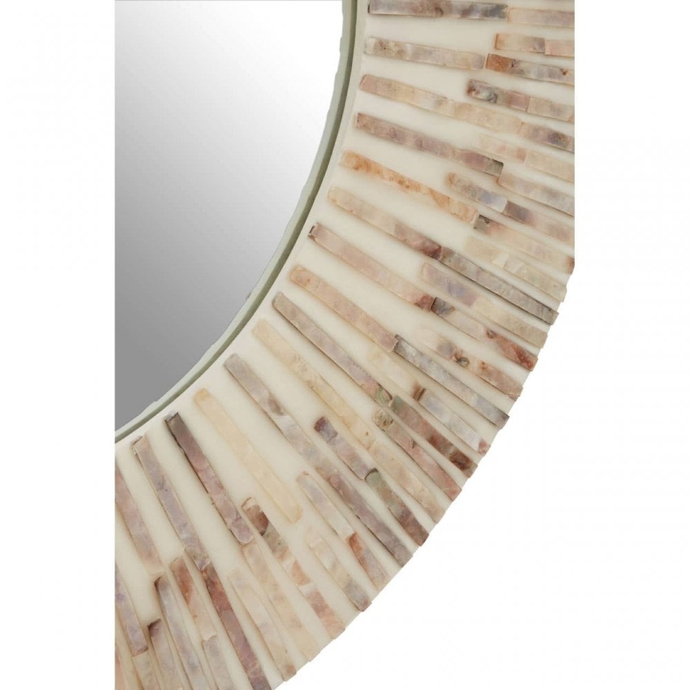 Palu Natural Shell Arise Wall Mirror