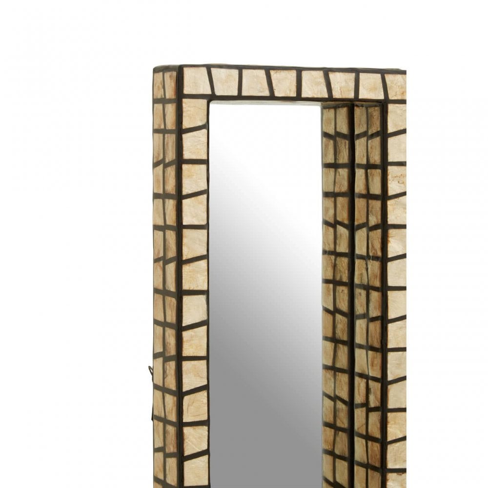 Palu Black And Gold Cm Cracking Wall Mirror