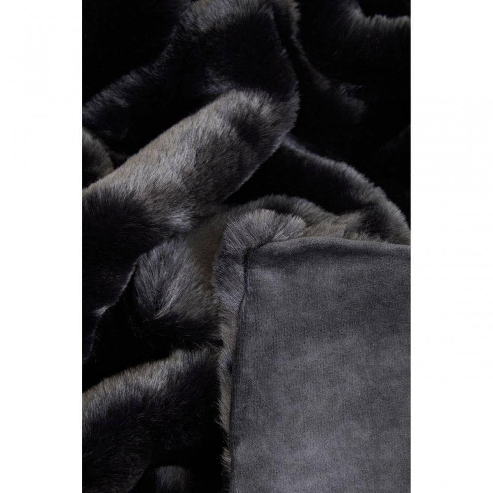 Bosie Lamina Black Throw