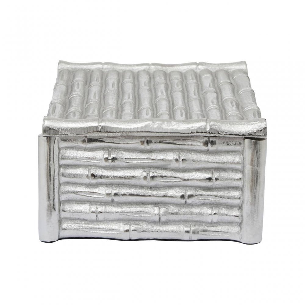 Hiba Large Silver Trinket Box