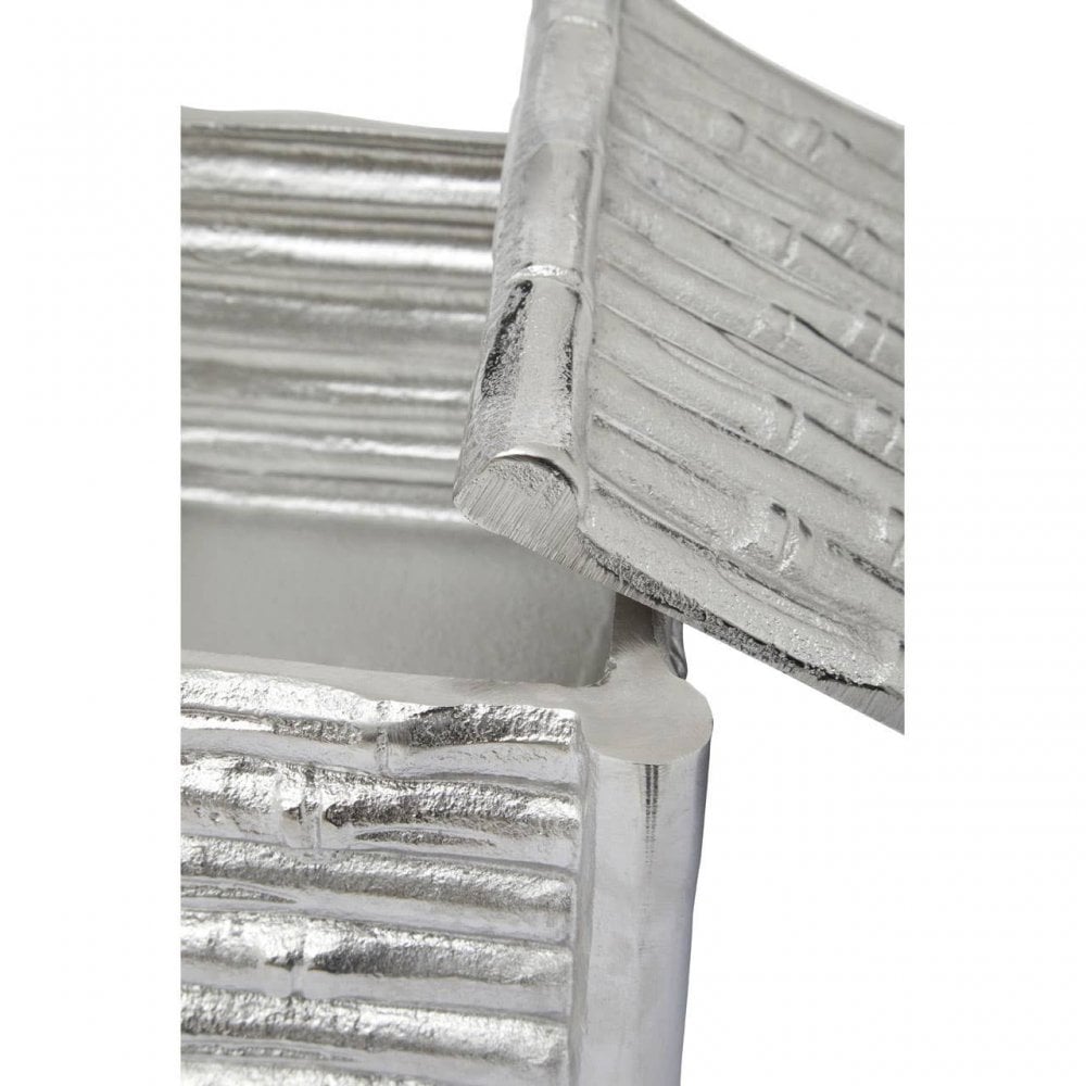 Hiba Large Silver Trinket Box