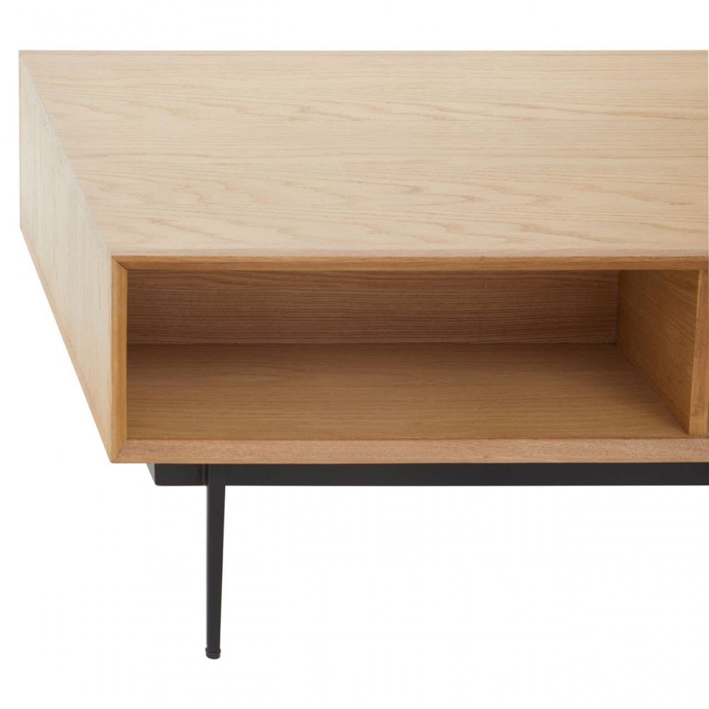 Jakara Natural Finish Wooden Coffee Table