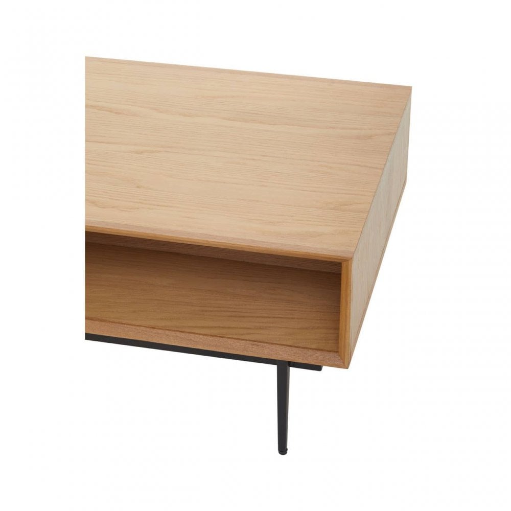 Jakara Natural Finish Wooden Coffee Table