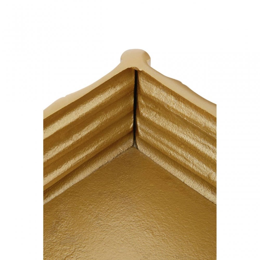Hiba Small Gold Finish Trinket Box