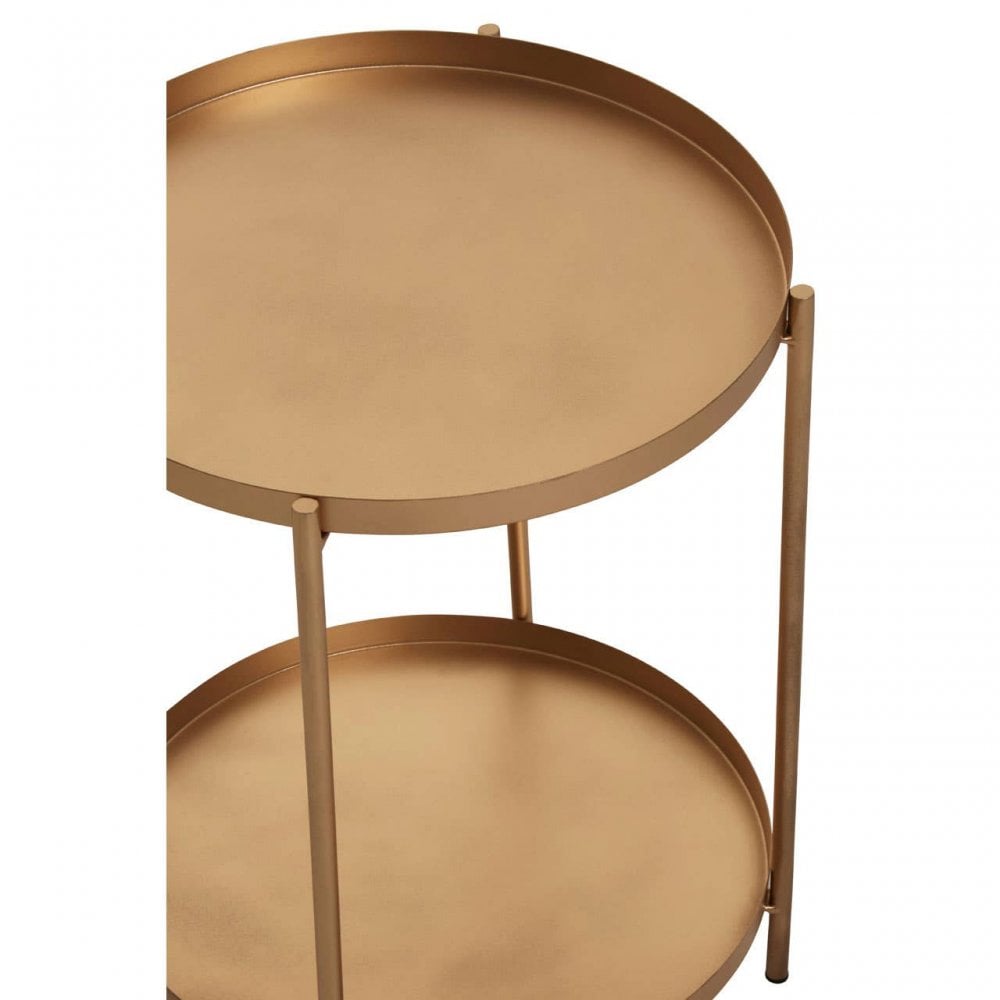 Mandoli Gold Side Table