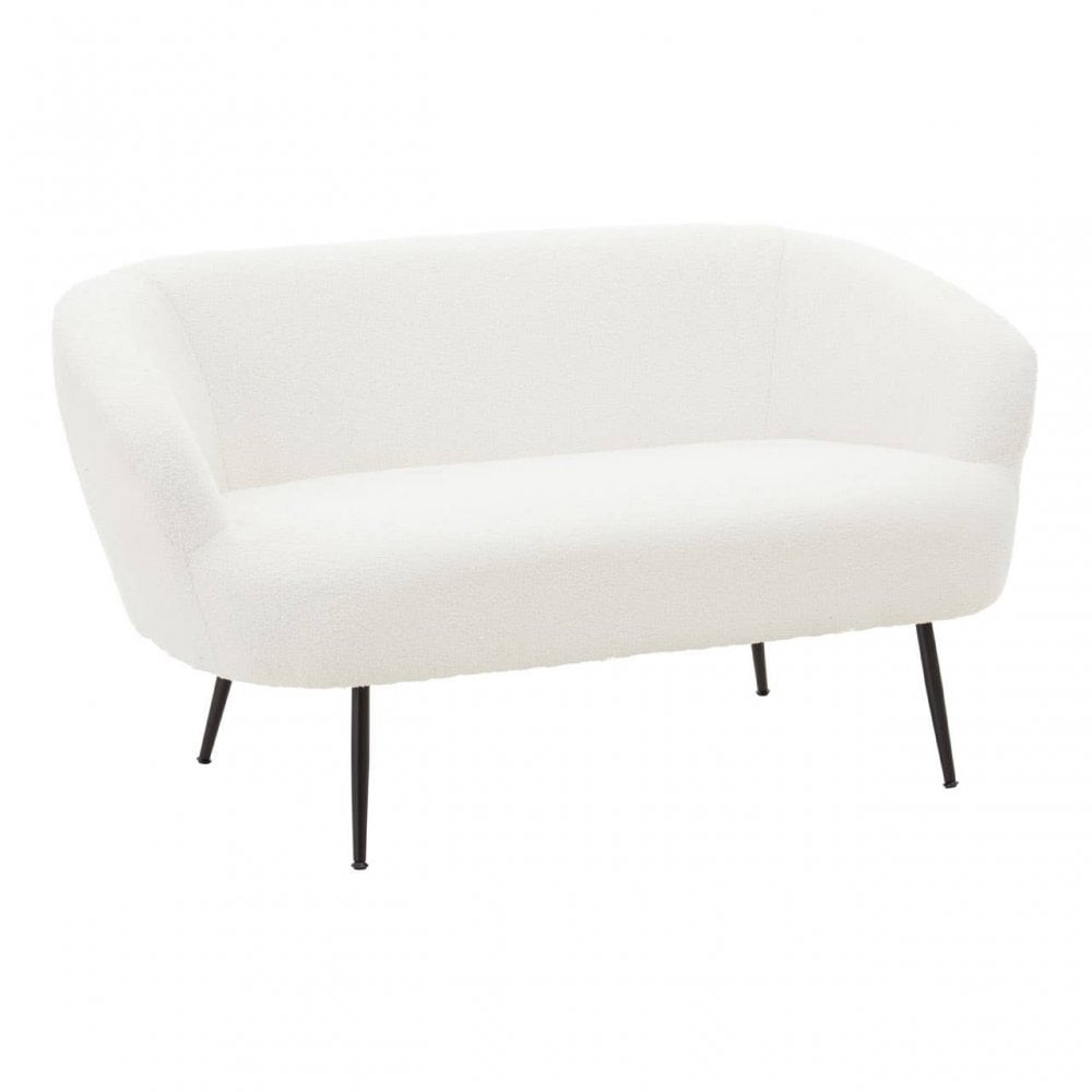 Yazmin Two Seat Sofa With Black Finish Legs