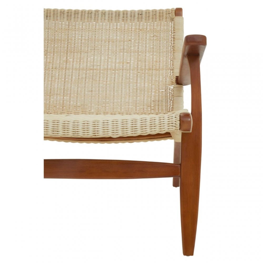 Java Woven Chair In Natural Rattan