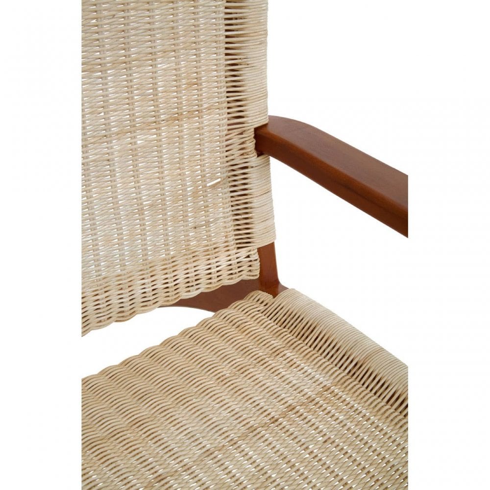 Java Woven Chair In Natural Rattan
