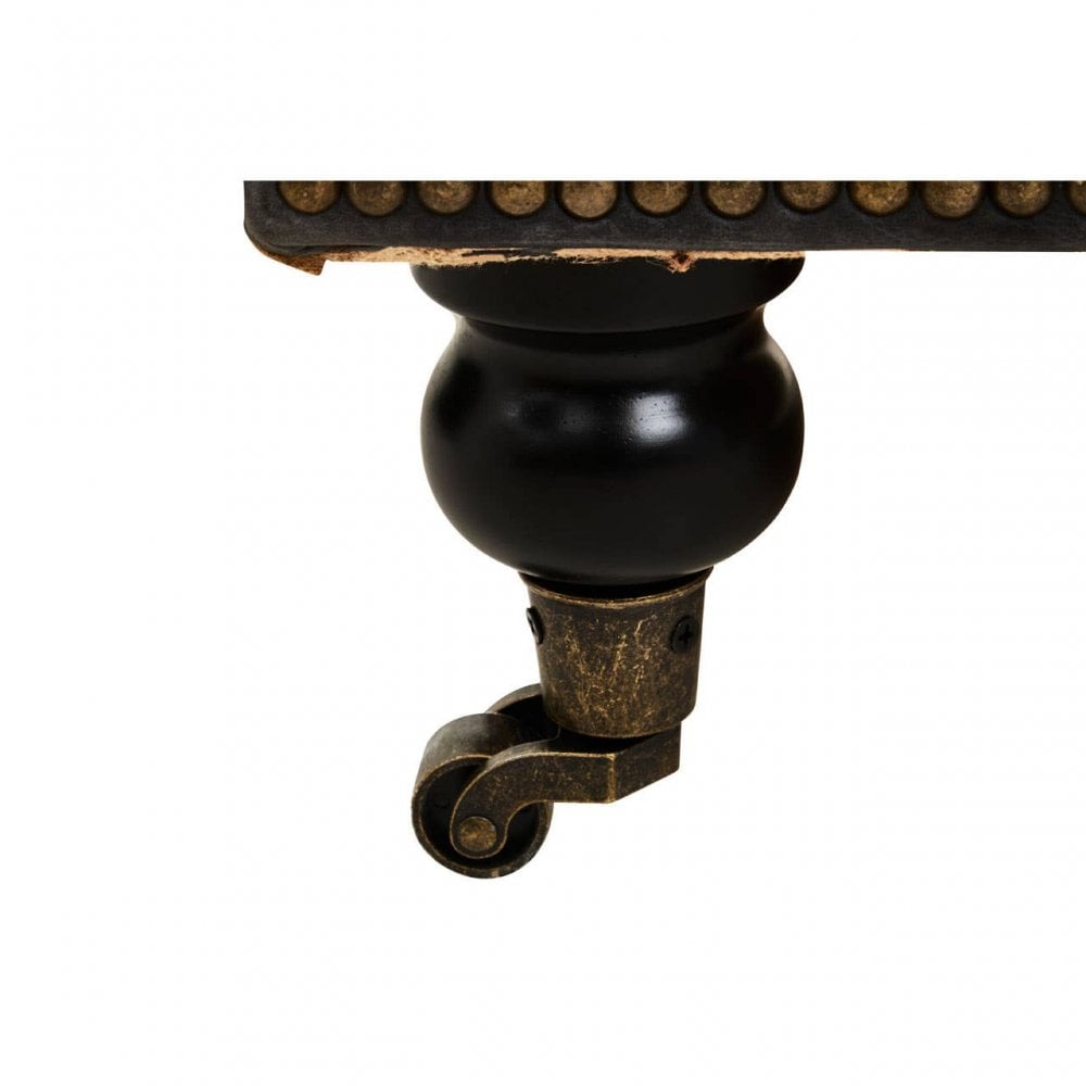 Hoxton Ebony Leather Sofa