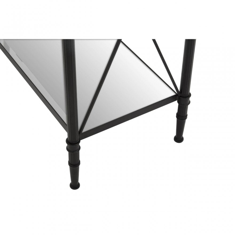 Axis Console Table With Black Finish Frame